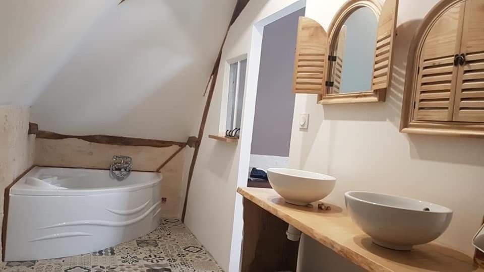 Gite Du Moulin De Barutel Mamers,Avec Spa Et Hammam Sur Reservation Payant מראה חיצוני תמונה